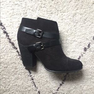Perfect Black Ankle Boots - Size 8.5